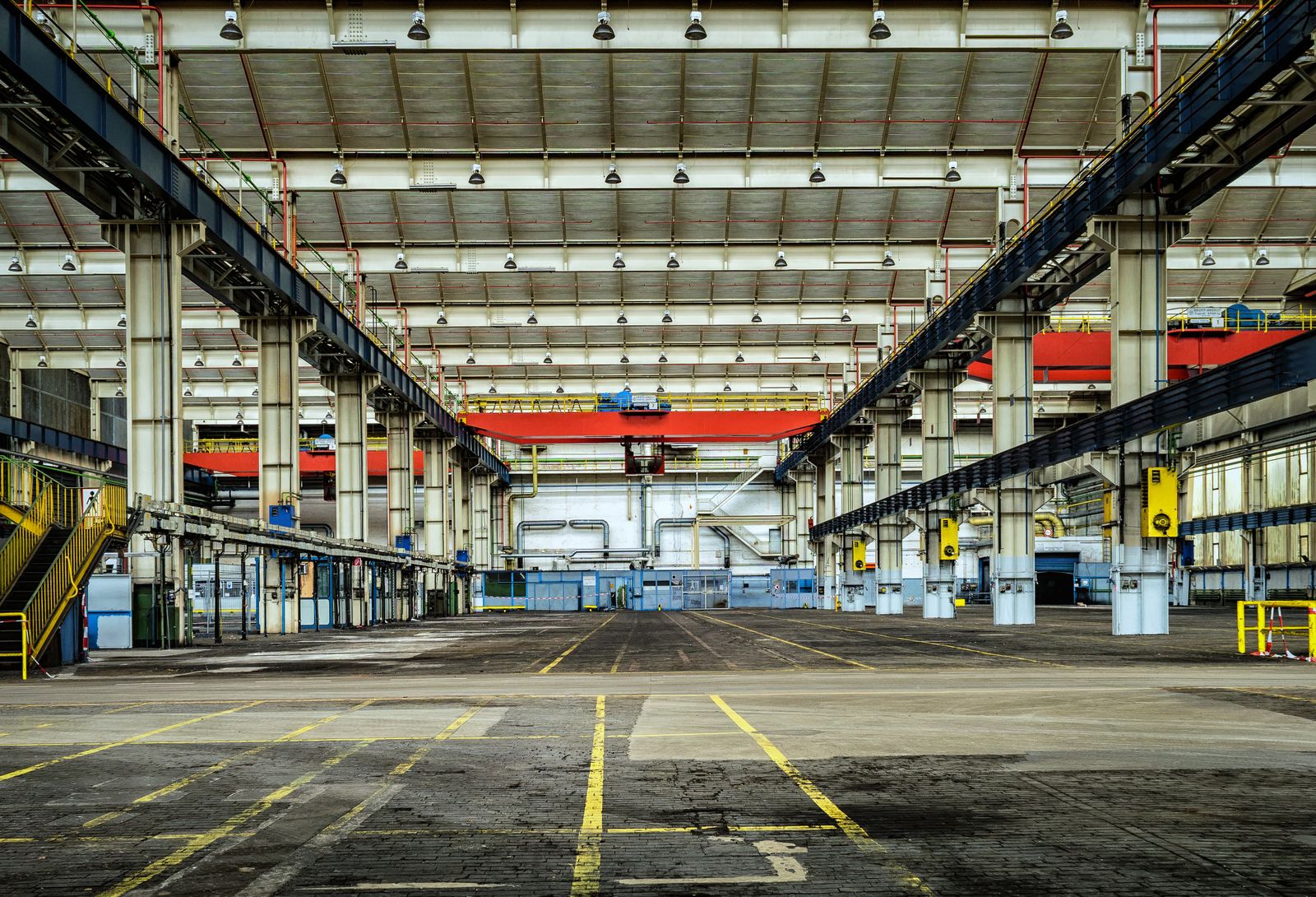 Clean modern manufacturing facility — industry illustration